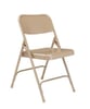 NPS Metal Folding Chair, Beige